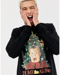 ASOS DESIGN Christmas Sweatshirt With Home Alone Print