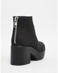 Asos Raff Chunky Ankle Boots