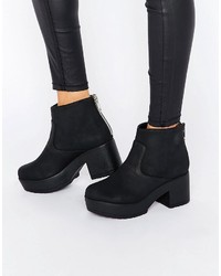 Asos Raff Chunky Ankle Boots