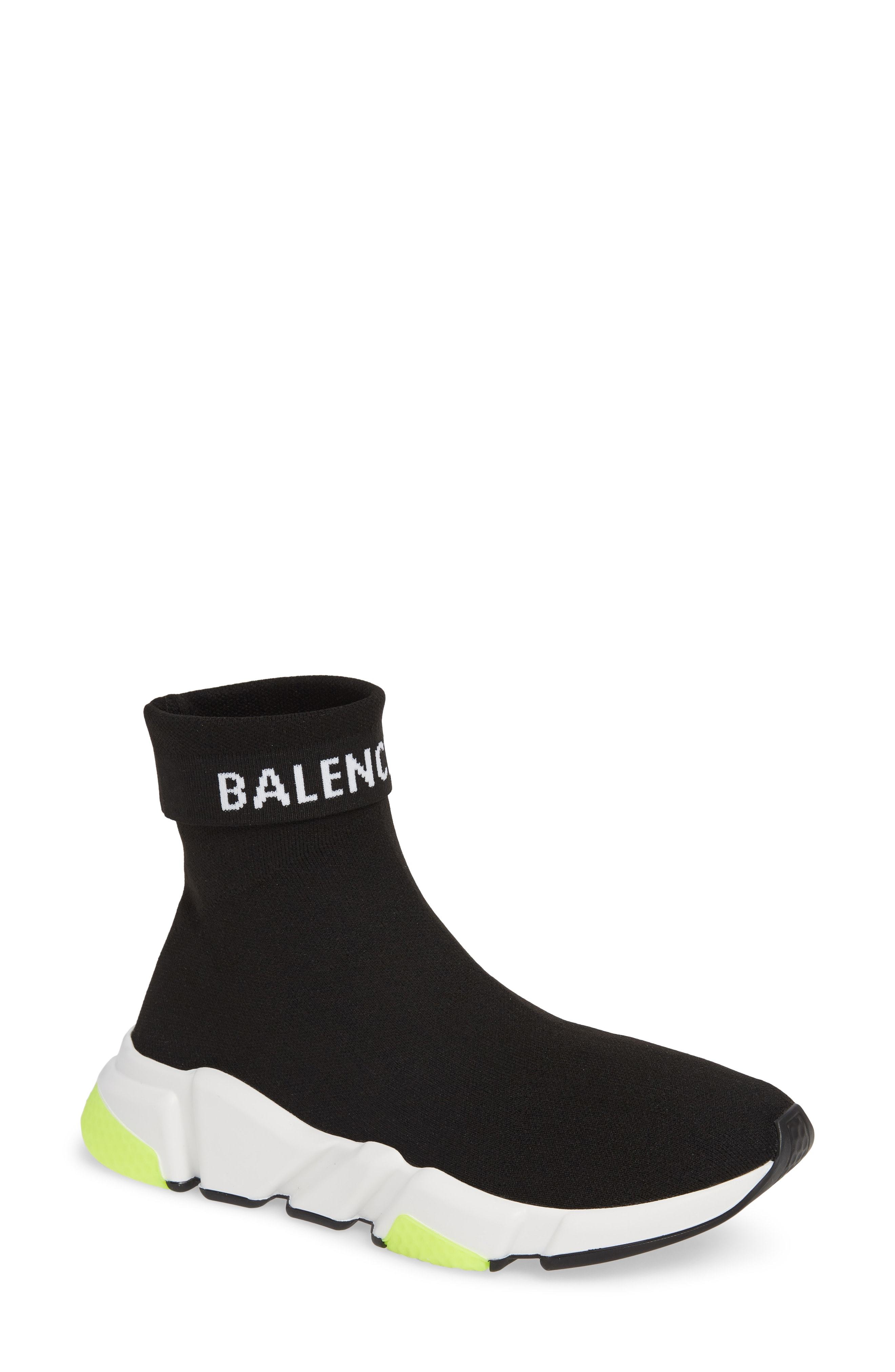 Balenciaga Hi Speed Logo Sock Sneaker 