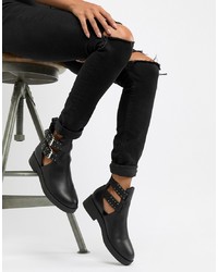 ASOS DESIGN Ark Chunky Cut Out Boots