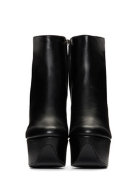 Nicholas Kirkwood Black Leather Miri Platform Boots