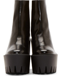 Stella McCartney Black Platform Kristy Boots