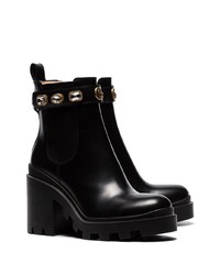Gucci Black Trip 70 Detachable Anklet Chunky Boots