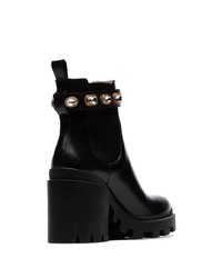 Gucci Black Trip 70 Detachable Anklet Chunky Boots