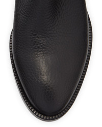 Valentino Garavani Rockstud Leather 70mm Chunky Heel Bootie