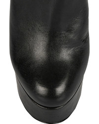 Schutz Jeannifer Leather Platform Ankle Boots