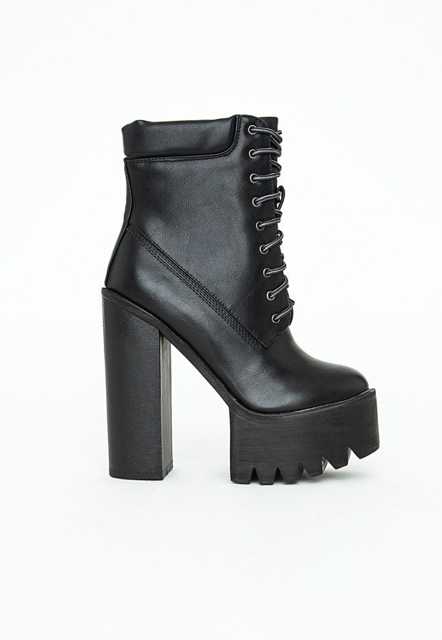 platform cleated boots