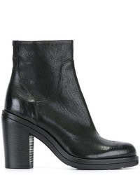 Pantanetti Chunky Heel Ankle Boots