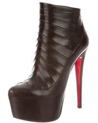 Christian Louboutin Platform Ankle Boots W Tags