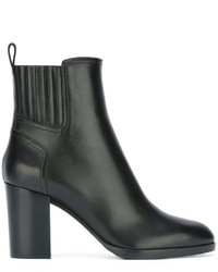 Sergio Rossi Chunky Heel Ankle Boots