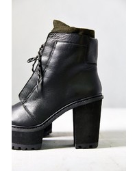 UO Shellys London Celee Lace Up Heeled Boot