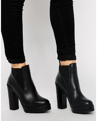 KG by Kurt Geiger Skye Cleated Sole Heeled Ankle Boots