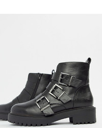 ASOS DESIGN Wide Fit Arco Chunky Multi Ankle Boots