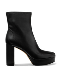 Diane von Furstenberg Yasmine Leather Platform Ankle Boots