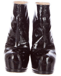 Saint Laurent Yves Platform Ankle Boots