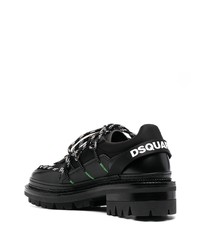 DSQUARED2 Contrast Stitching Lace Up Boots