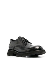 Alexander McQueen Leather Lace Up Derby Shoes
