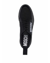 Moschino Logo Patch Lace Up Shoes