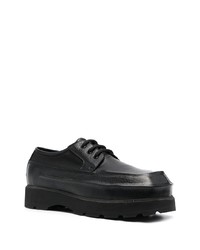 Acne Studios Round Toe Leather Derby Shoes