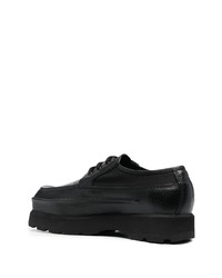 Acne Studios Round Toe Leather Derby Shoes