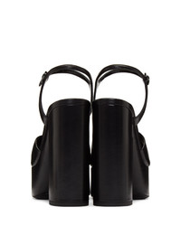Saint Laurent Black Bianca 85 Heeled Sandals