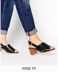Asos Collection Heidi Wide Fit Heeled Sandals