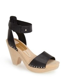 Dolce Vita Nalia Leather Ankle Strap Platform Sandal