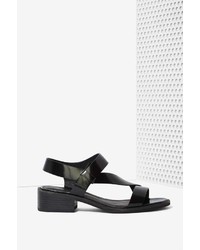 Nasty Gal Intentionally Blank Emmit Leather Sandal