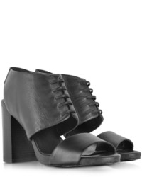 See by Chloe See By Chlo Black Leather Lace Up Sandal