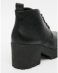 Asos Collection Raquet Chunky Lace Up Ankle Boots