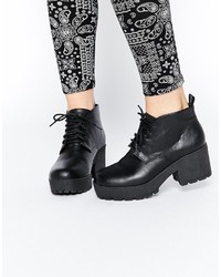 Asos Collection Raquet Chunky Lace Up Ankle Boots