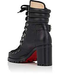 Christian Louboutin Who Runs Leather Ankle Boots