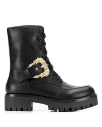 Versace Jeans Couture Buckle Embellished Boots