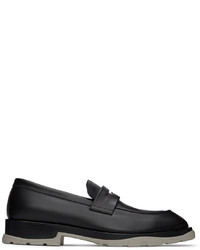 Alexander McQueen Black Grey Swilly Loafers