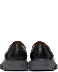 Maison Margiela Black Leather Loafers