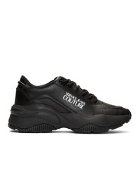 Versace Jeans Couture Black Logo Chunky Sneakers