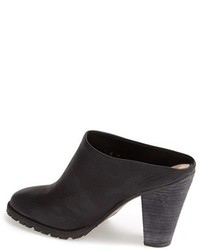 Delman Exude Lugged Leather Mule