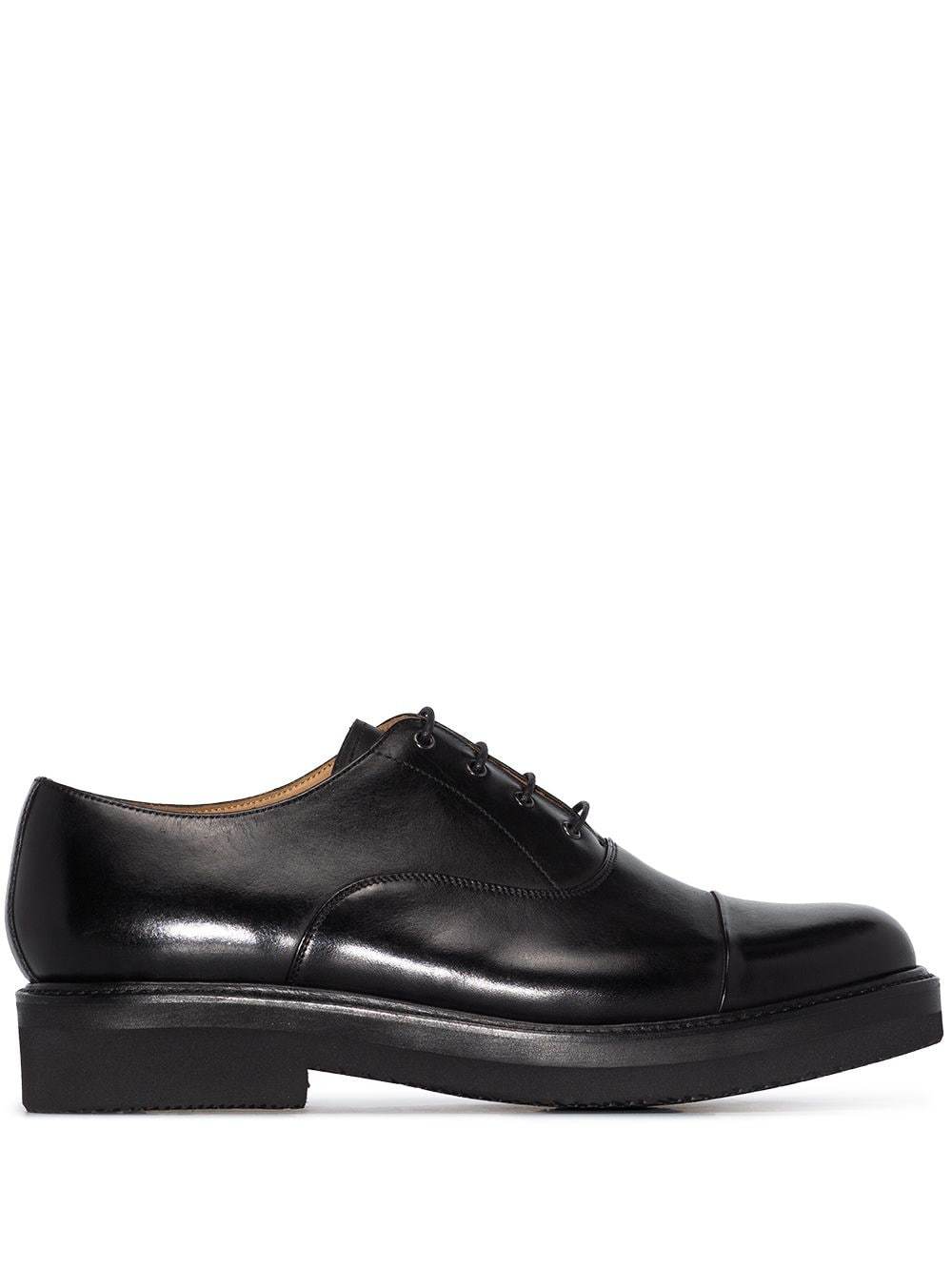 Grenson Ben Leather Oxford Shoes, $157 | farfetch.com | Lookastic
