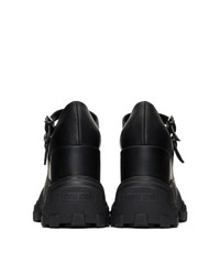 Miu Miu Black Mary Jane Wedge Sneaker Heels