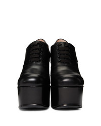 Gucci Black Otis Platform Loafer Heels