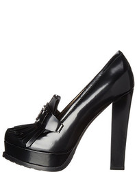 Versace Collection Fringe Chunky Pump