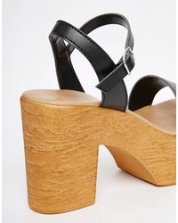 Asos Collection Tight Rope Chunky Sandals