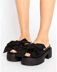 Asos Thrill Seeker Chunky Bow Sandals