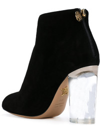 Charlotte Olympia Chunky Heel Ankle Boots