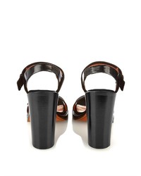 Givenchy Buckle Suede Sandals