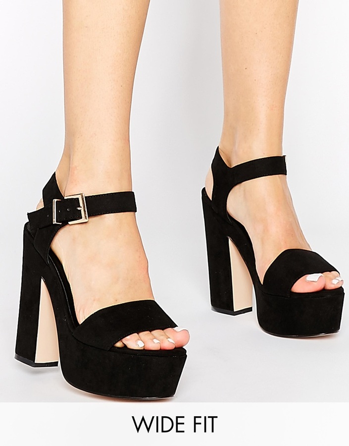 wide fit heels cheap online