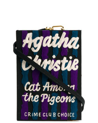 Olympia Le-Tan Cat Among The Pigeons Strapped Book Clutch