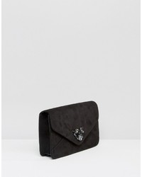 Carvela Clutch Bag With Jewel Embellisht