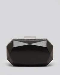 Sondra Roberts Clutch Black Abstract Box